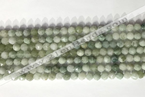 CNG9071 15.5 inches 6mm faceted nuggets jade gemstone beads