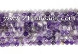 CNG9075 15.5 inches 6mm faceted nuggets dogtooth amethyst gemstone beads