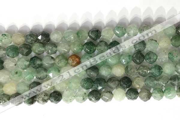 CNG9079 15.5 inches 8mm faceted nuggets jade gemstone beads