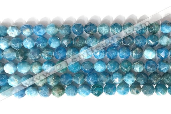 CNG9083 15.5 inches 8mm faceted nuggets apatite gemstone beads