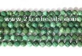 CNG9098 15.5 inches 8mm faceted nuggets African jade beads