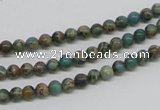 CNI01 16 inches 4mm round natural imperial jasper beads wholesale