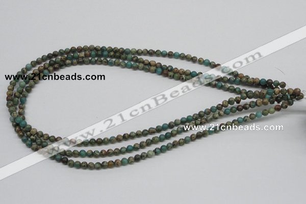 CNI01 16 inches 4mm round natural imperial jasper beads wholesale