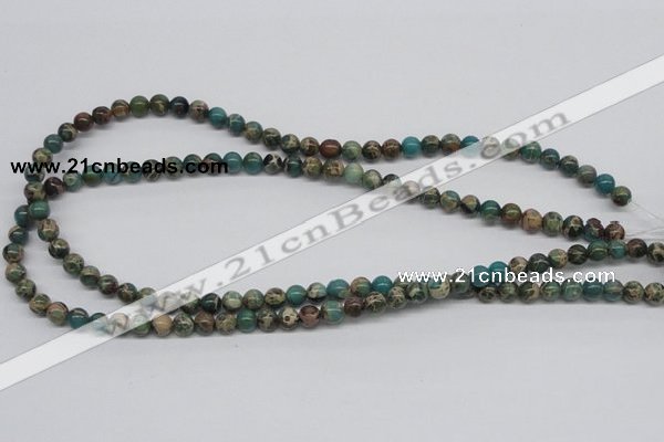 CNI02 16 inches 6mm round natural imperial jasper beads wholesale