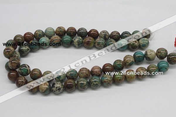 CNI06 16 inches 14mm round natural imperial jasper beads wholesale