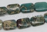 CNI15 16 inches 12*16mm rectangle natural imperial jasper beads wholesale