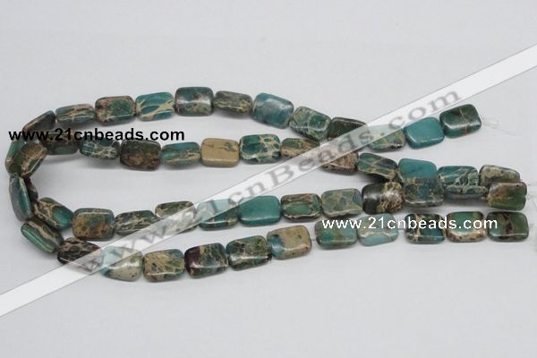 CNI15 16 inches 12*16mm rectangle natural imperial jasper beads wholesale