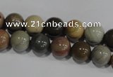 CNI203 15.5 inches 10mm round imperial jasper beads wholesale