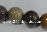 CNI207 15.5 inches 18mm round imperial jasper beads wholesale