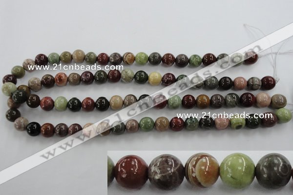 CNI303 15.5 inches 10mm round imperial jasper beads wholesale