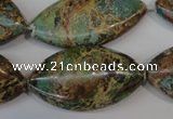 CNI35 15.5 inches 20*38mm marquise natural imperial jasper beads