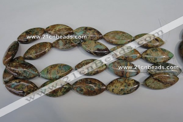 CNI35 15.5 inches 20*38mm marquise natural imperial jasper beads