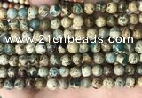 CNI401 15.5 inches 6mm round blue impression jasper beads