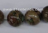 CNI55 15.5 inches 18mm round natural imperial jasper beads