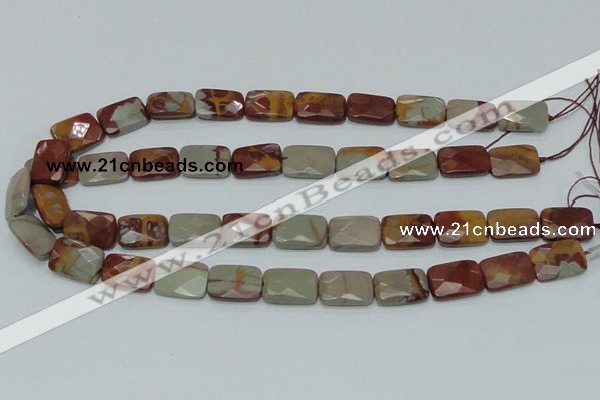 CNJ12 15.5 inches 13*18mm faceted rectangle natural noreena jasper beads