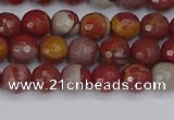 CNJ309 15.5 inches 6mm faceted round noreena jasper beads