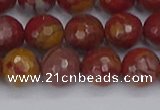 CNJ311 15.5 inches 10mm faceted round noreena jasper beads