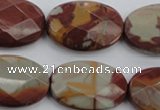 CNJ52 15.5 inches 20*30mm faceted oval noreena jasper beads