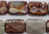 CNJ55 15.5 inches 18*25mm faceted rectangle noreena jasper beads