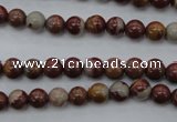 CNJ66 15.5 inches 6mm round noreena jasper beads wholesale