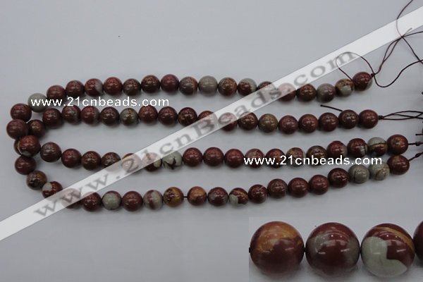 CNJ68 15.5 inches 10mm round noreena jasper beads wholesale