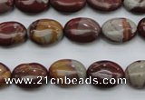 CNJ75 15.5 inches 10*14mm oval noreena jasper beads wholesale