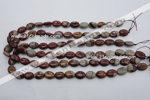 CNJ75 15.5 inches 10*14mm oval noreena jasper beads wholesale