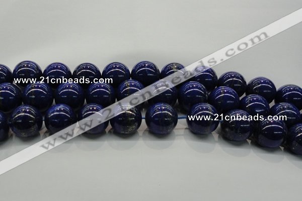 CNL1007 15.5 inches 18mm round A grade natural lapis lazuli beads