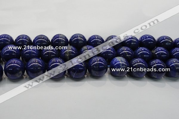 CNL1008 15.5 inches 20mm round A grade natural lapis lazuli beads