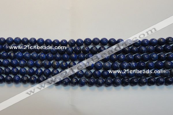 CNL1050 15.5 inches 7.5mm - 8mm round B grade natural lapis lazuli beads