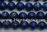 CNL1051 15.5 inches 7.5mm - 8mm round B+ grade natural lapis lazuli beads