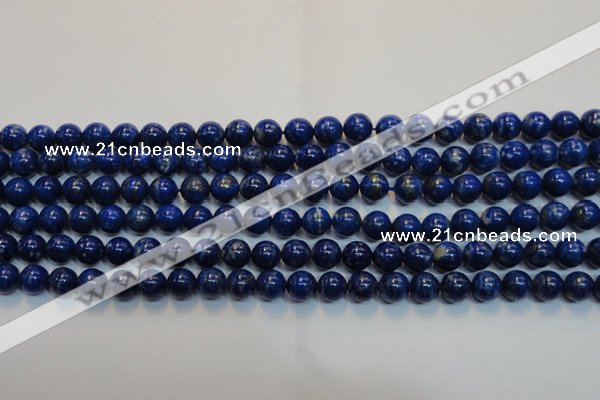 CNL1051 15.5 inches 7.5mm - 8mm round B+ grade natural lapis lazuli beads