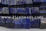 CNL1100 15.5 inches 6*6mm cube lapis lazuli gemstone beads