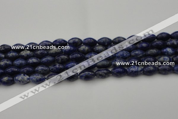 CNL1102 15.5 inches 8*12mm rice lapis lazuli gemstone beads