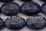 CNL1121 15.5 inches 15*20mm oval lapis lazuli gemstone beads