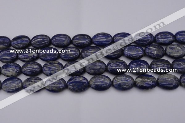 CNL1121 15.5 inches 15*20mm oval lapis lazuli gemstone beads