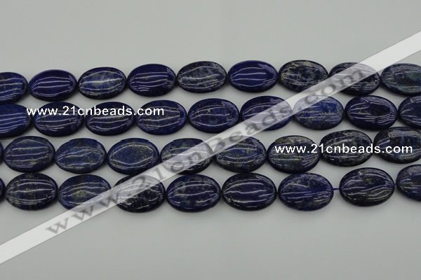 CNL1122 15.5 inches 18*25mm oval lapis lazuli gemstone beads