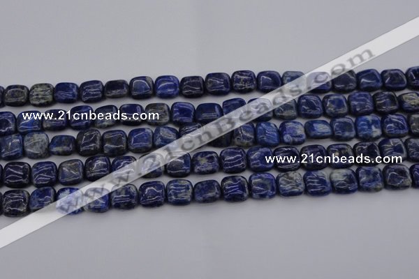 CNL1126 15.5 inches 10*10mm square lapis lazuli gemstone beads