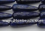 CNL1161 15.5 inches 10*30mm teardrop lapis lazuli gemstone beads