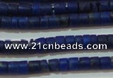 CNL1203 15.5 inches 1.5*2mm tube natural lapis lazuli beads