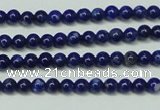 CNL1250 15.5 inches 3mm round natural lapis lazuli beads