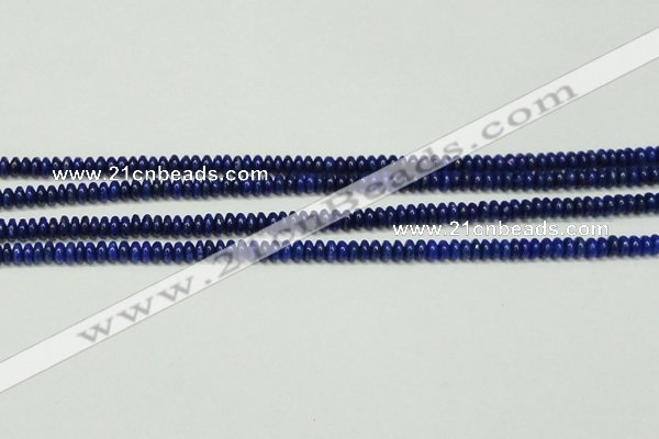 CNL1260 15.5 inches 2*5mm rondelle natural lapis lazuli beads