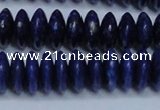 CNL1263 15.5 inches 5*12mm rondelle natural lapis lazuli beads