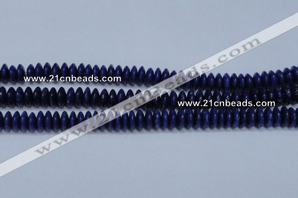 CNL1263 15.5 inches 5*12mm rondelle natural lapis lazuli beads