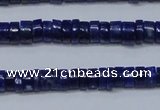 CNL1265 15.5 inches 3*6mm tyre natural lapis lazuli beads