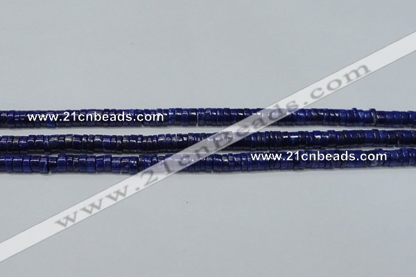 CNL1266 15.5 inches 4*7mm tyre natural lapis lazuli beads