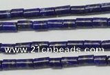 CNL1269 15.5 inches 3*6mm tube natural lapis lazuli beads