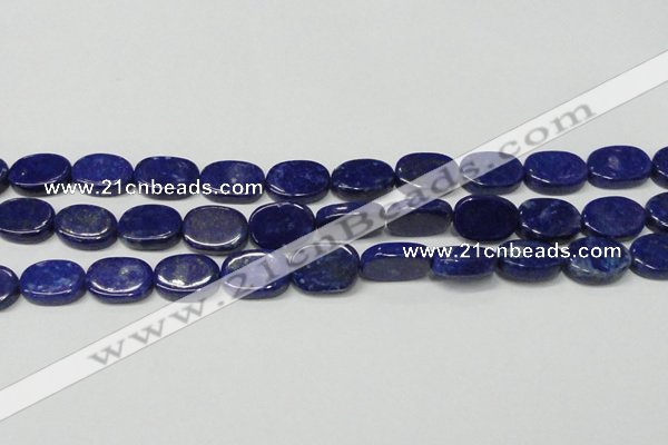 CNL1278 15.5 inches 13*18mm oval natural lapis lazuli beads