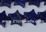 CNL1286 15.5 inches 18mm star natural lapis lazuli beads