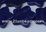 CNL1287 15.5 inches 28mm star natural lapis lazuli beads